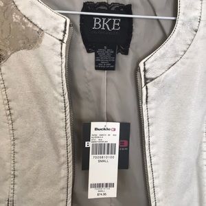 BKE Jackets & Coats - NWT Faux-Leather and Lace BKE Jacket BKE Jackets & Coats - NWT Faux-Leather and Lace BKE Jacket